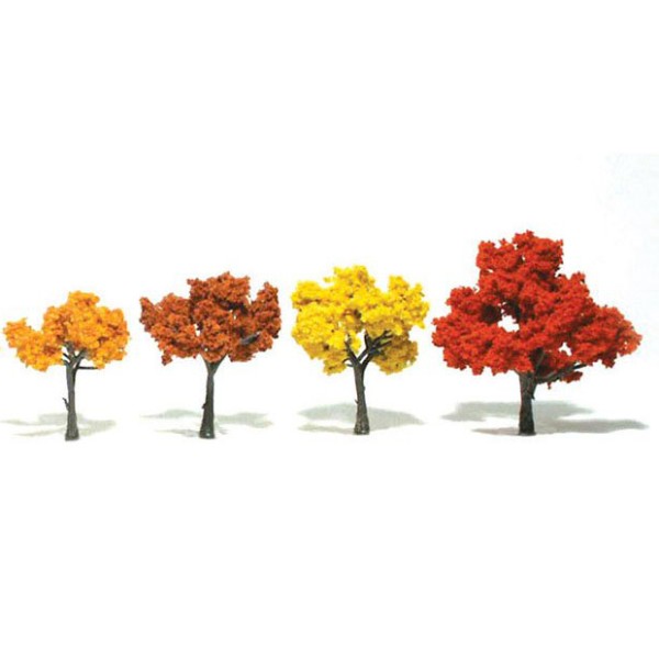 Deciduous Trees Autumn Colours Woodland Scenics Value Pack 70 - 120mm