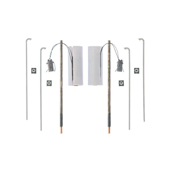 Electric Telegraph Poles Transformer Connect Set Pre-wired From Woodland Scenics OO Electric Telegraph Poles Transformer Connect Set Pre-wired From Woodland Scenics OO