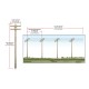 Electric Telegraph Poles Double Bar Pre-wired From Woodland Scenics 1:43 Electric Telegraph Poles Double Bar Pre-wired From Woodland Scenics 1:43