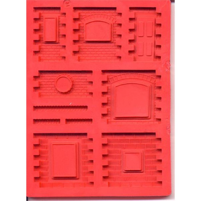 Linka Mould Skylights, circular & arched windows, door & buttresses B4