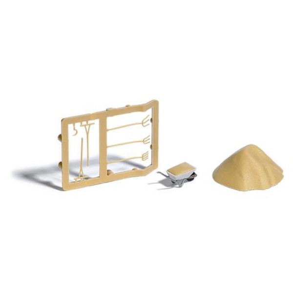Wheelbarrow and tools OO