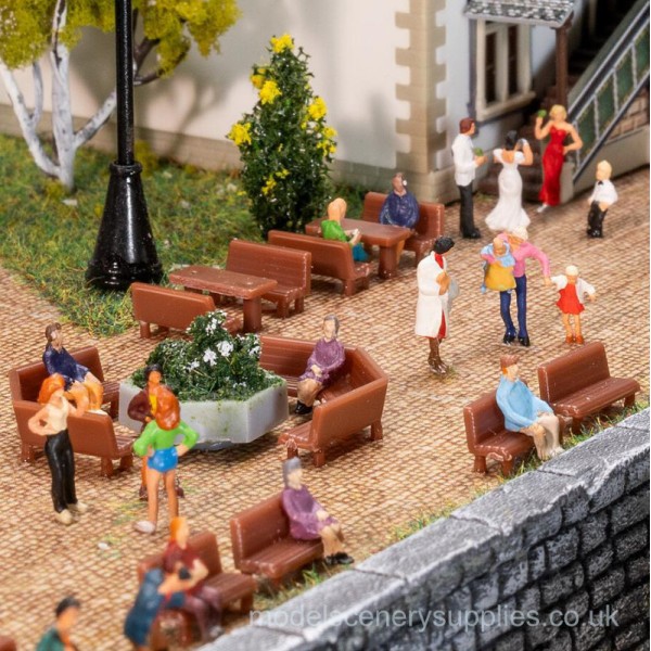 Benches and Tables N gauge Faller 272439
