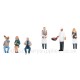 Restaurant Diners and Waiters OO Faller151704 Restaurant Diners and Waiters OO Faller151704