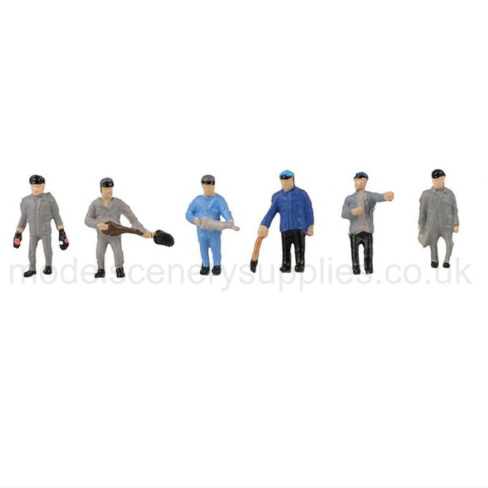 Steam Loco Driver fireman and Staff N gauge Steam Loco Driver fireman and Staff N gauge