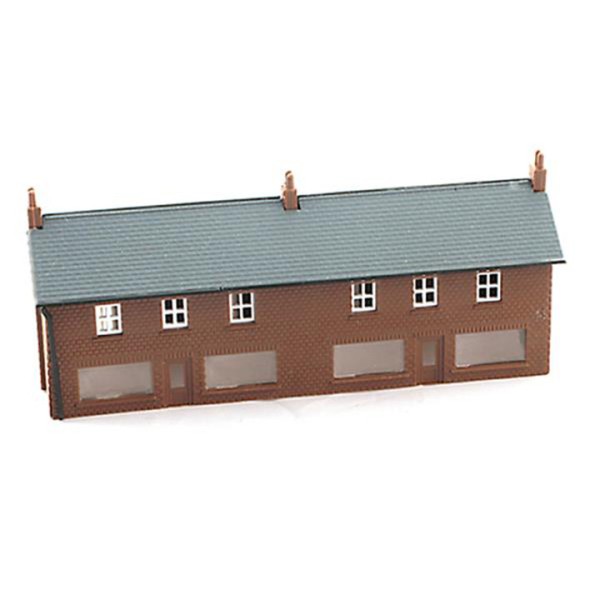 TWO SHOP UNITS WITH GLAZING   N GAUGE