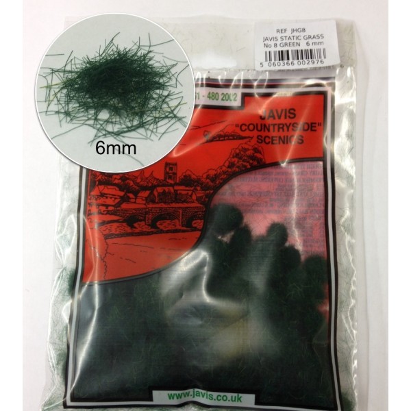 Static Grass Green 6mm