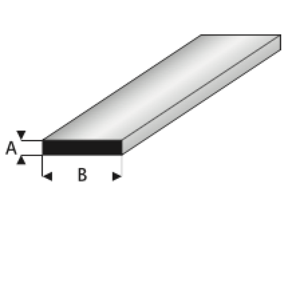 Plastic Profile 1.0mm thick Strip