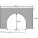 N gauge Tunnel Entrance Double Track Metcalfe PN142