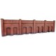 N gauge Retaining Wall in Brick Metcalfe PN145