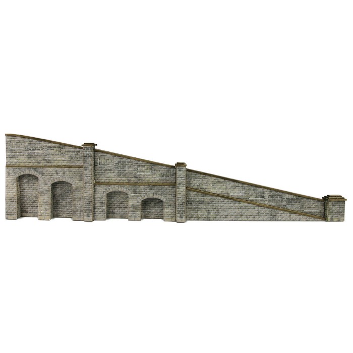 N gauge Retaining Wall Tapered in Stone Metcalfe PN149