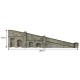 N gauge Retaining wall Tapered In Red Brick Metcalfe PN148 N gauge Retaining wall Tapered In Red Brick Metcalfe PN148
