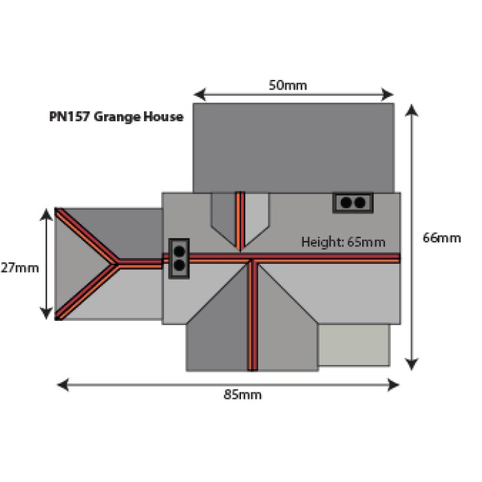 Grange House N Gauge Metcalfe PN157