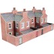 N gauge Low relief Terraced House Backs in Red Brick Metcalfe PN176