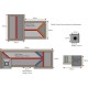 N gauge Boiler House and Factory Entrance Metcalfe PN184