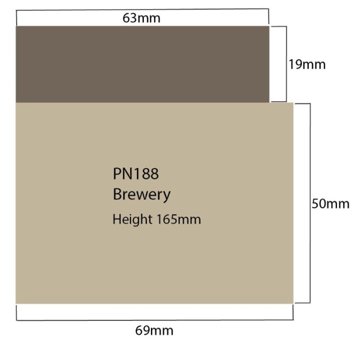 Brewery N gauge Metcalfe PN188 Brewery N gauge Metcalfe PN188
