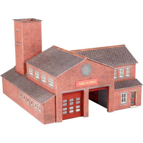 N Gauge Fire Station Metcalfe PN189