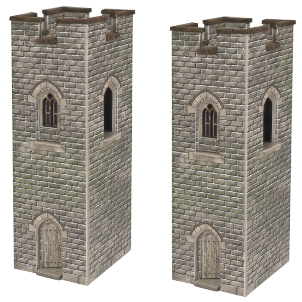 CASTLE WATCH TOWERS N gauge Metcalfe PN192