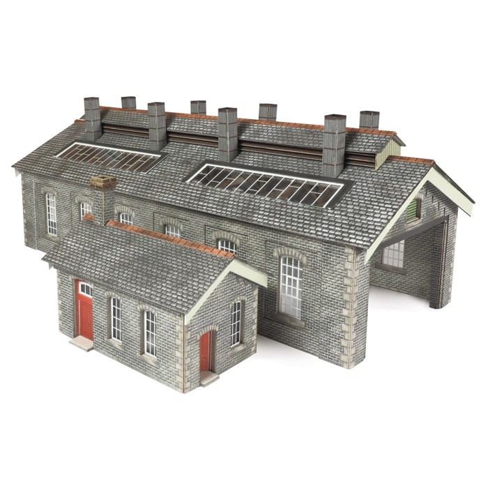N GAUGE SETTLE/CARLISLE DOUBLE TRACK ENGINE SHED Metcalfe PN937