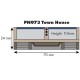 N GAUGE LOW RELIEF TOWN HOUSE Metcalfe PN973 N GAUGE LOW RELIEF TOWN HOUSE Metcalfe PN973