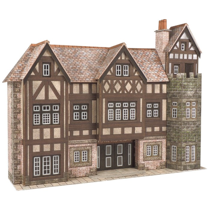 N gauge Low Relief Timber Framed Hotel Metcalfe PN975 N gauge Low Relief Timber Framed Hotel Metcalfe PN975