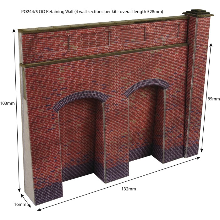Retaining Wall in Stone OO