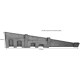 Tapered Retaining Wall in Stone OO Tapered Retaining Wall in Stone OO