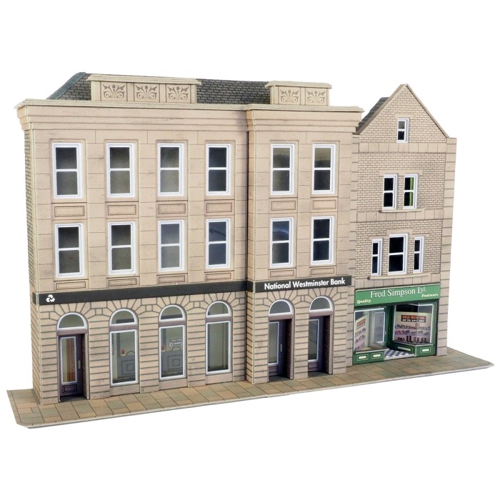 Low Relief Bank and Shops OO  PO271
