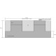 Low Relief Terraced House Backs - Red Brick OO PO276 Low Relief Terraced House Backs - Red Brick OO PO276