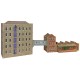 Grimy Old Mill N Gauge Metcalfe PN990 Stand alone or Low Relief Grimy Old Mill N Gauge Metcalfe PN990 Stand alone or Low Relief