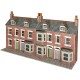 Low Relief Terraced House Fronts - Red Brick OO Metcalfe PO302 Low Relief Terraced House Fronts - Red Brick OO Metcalfe PO302