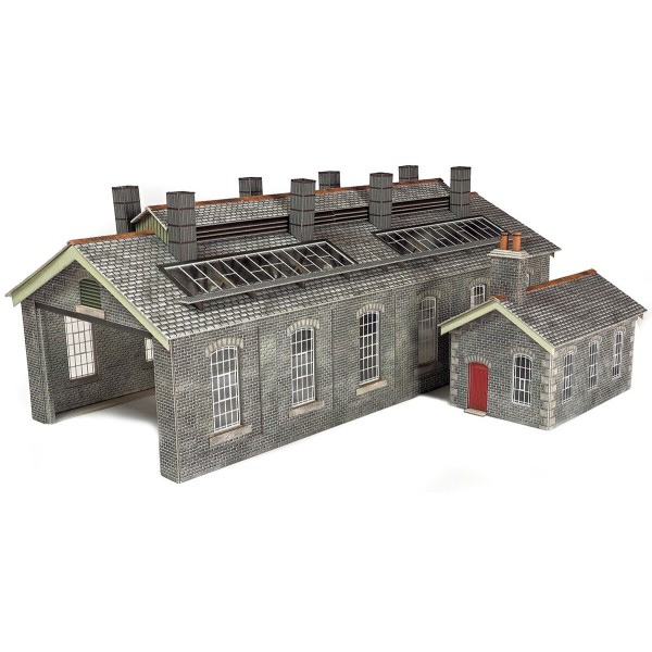 Settle and Carlisle Double Track Stone Engine Shed OO Metcalfe PO337