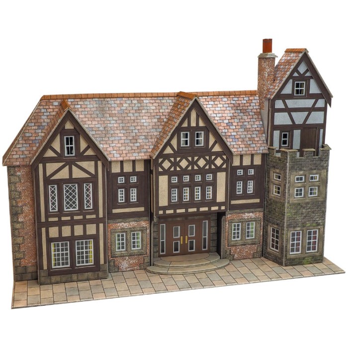 Low Relief Timber Framed Hotel OO  PO375