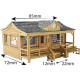 Wooden Pavilion OO Metcalfe PO410