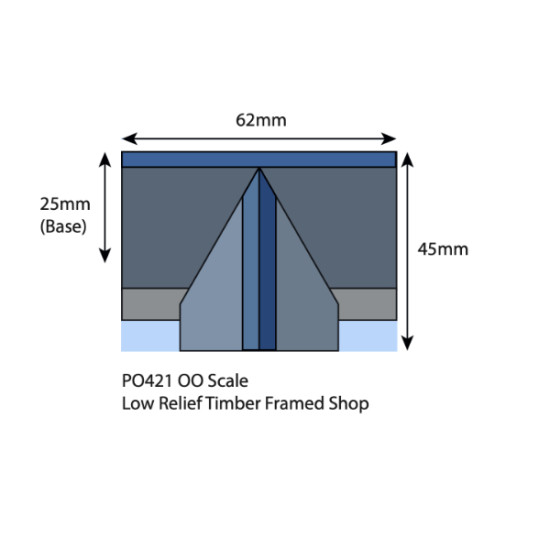 Metcalfe PO207 Warehouse & Mill (half Relief) (Card Kit