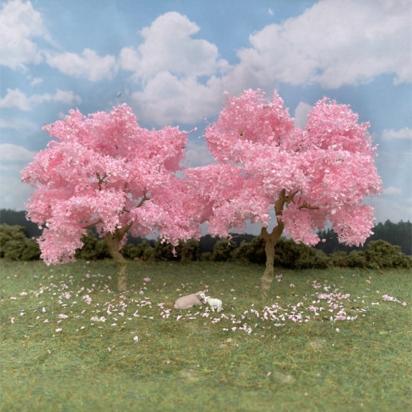 Flowering Cherry Blossom Trees 80mm tall