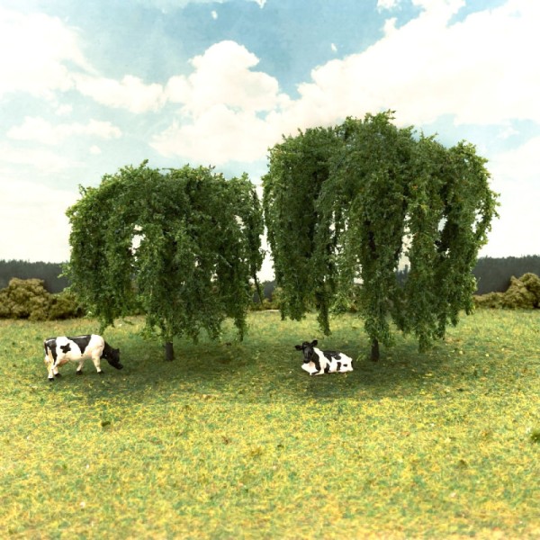 Weeping Willow Trees 90mm Tall