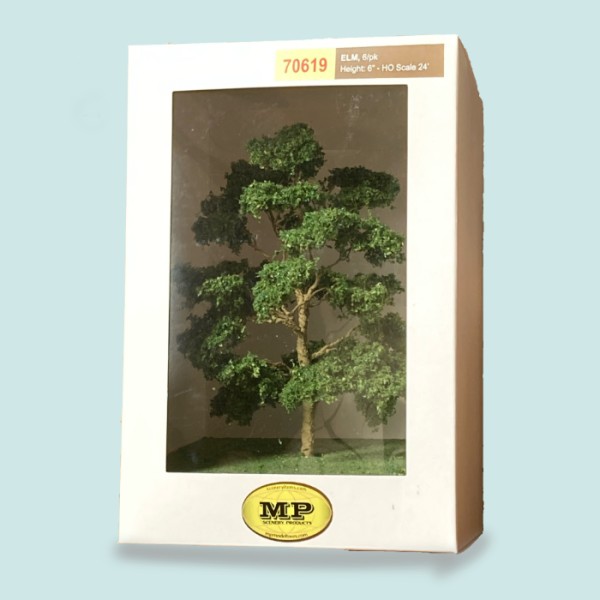 English Elm Tree Summer Green 130mm tall
