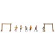 School Children TT scale 1:120 Preiser 75006
