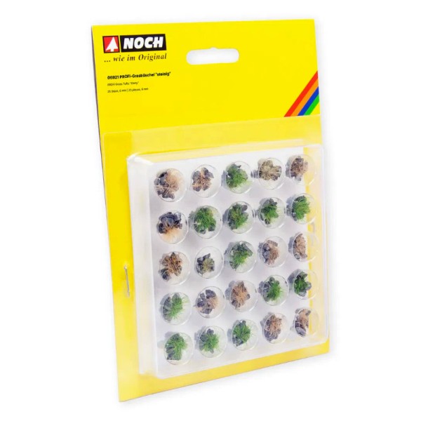 Grass Tufts with Dark Stones  Noch 06921