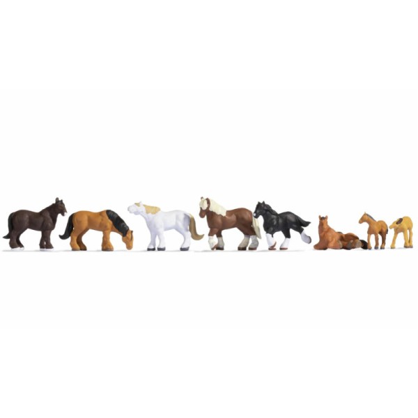 Shire Horses OO Noch 15762