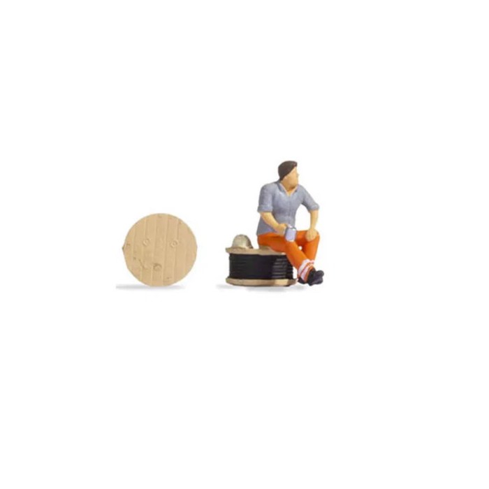 Worker on Coffee Break Tiny Scenes from Noch 16530 OO Worker on Coffee Break Tiny Scenes from Noch 16530 OO