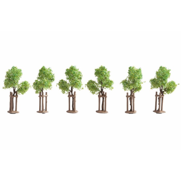 Saplings with Tree Props 40mm Tall Noch 21538 Saplings with Tree Props 40mm Tall Noch 21538