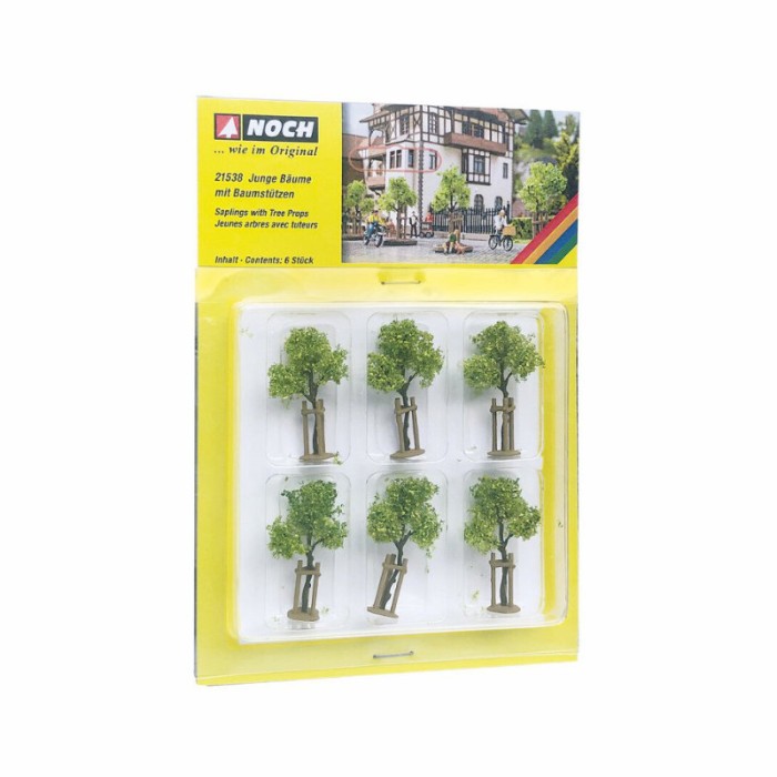 Saplings with Tree Props 40mm Tall Noch 21538 Saplings with Tree Props 40mm Tall Noch 21538
