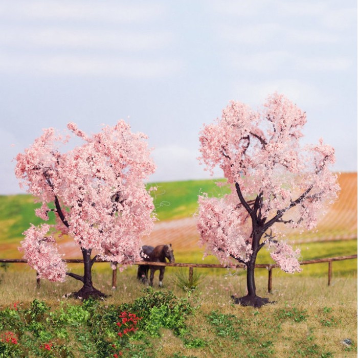 Almond or Cherry Trees 90mm tall Almond or Cherry Trees 90mm tall