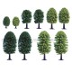 Deciduous Trees 50-90 mm tall Noch 26901 Deciduous Trees 50-90 mm tall Noch 26901