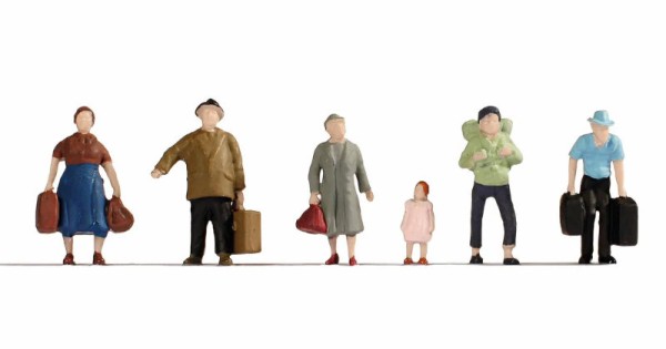 NOCH 45038 – Set Di 2 Figurine In Scala TT 'Magazzinieri' Per Diorami E Plastici Ferroviari