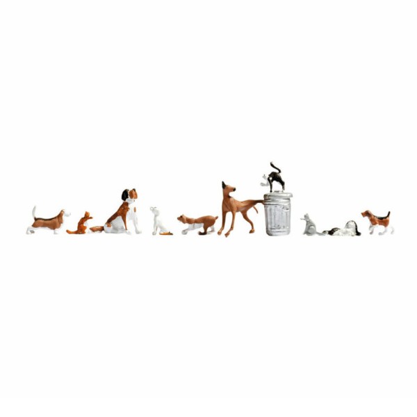 Dogs and Cats TT scale 1:120