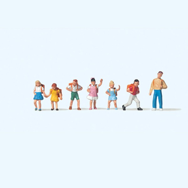 School Children TT scale 1:120 Preiser 75006