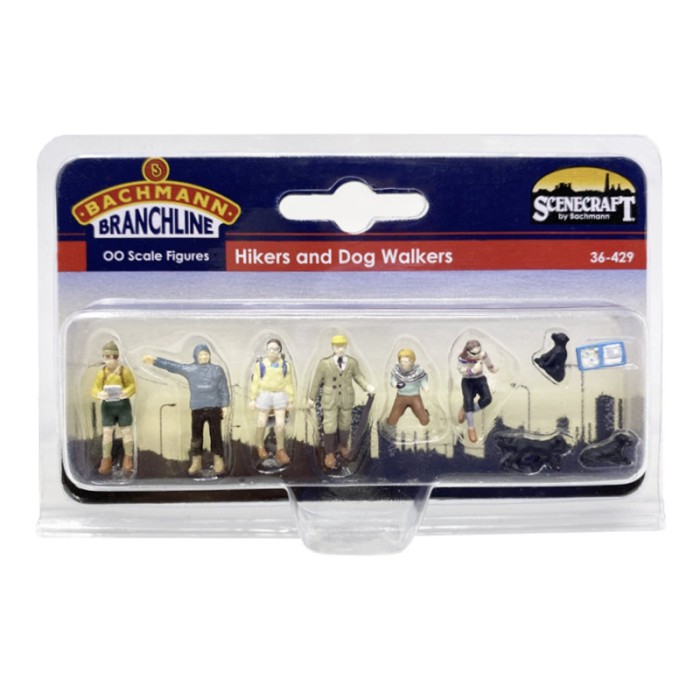 Hikers and Dog Walkers OO Scenecraft 36-429