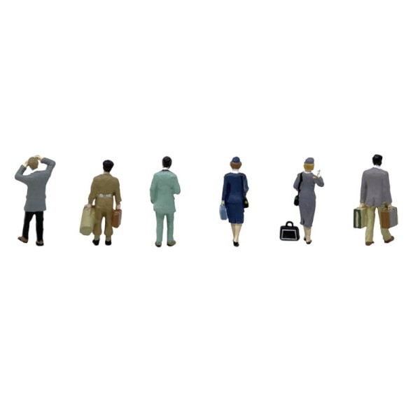 Post-War Figures Set C including Teddy Boy OO Scenecraft 36-443